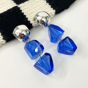 Rachel Comey Anja Blue Clip on Earring
